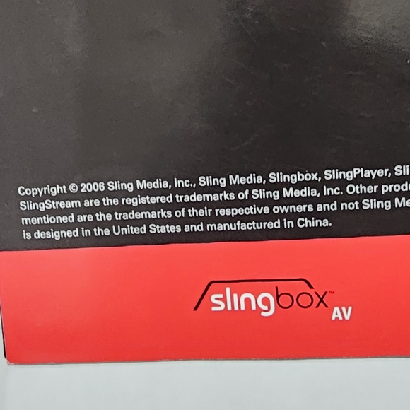 SlingBox SLING BOX Outdated 2006 Electrical Hobbyist Parts Technical Tech - Picture 15 of 16